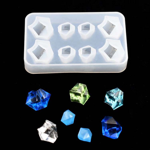 Irregular Gemstone Silicone Mold (8 Cavity)