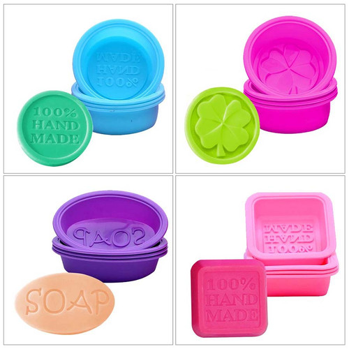 Single Round/Square Silicone Mold for Soap Single Round/Square Silicone Mold for Soap