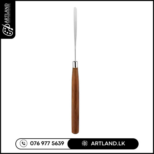 Nail Glue Mixing Stick Steel with Wooden Handle