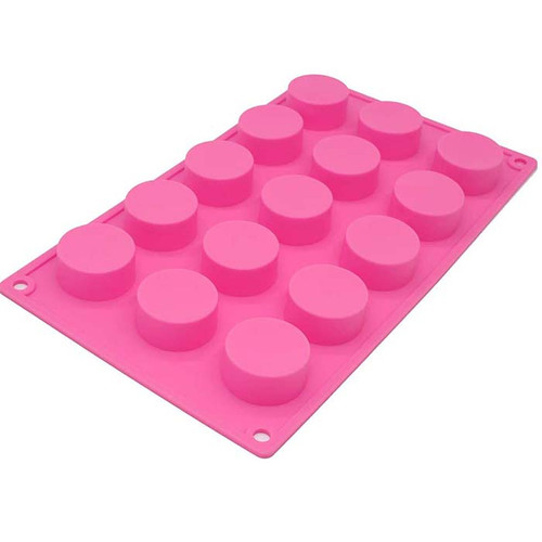 15-Cavity Round Hotel Soap Mold