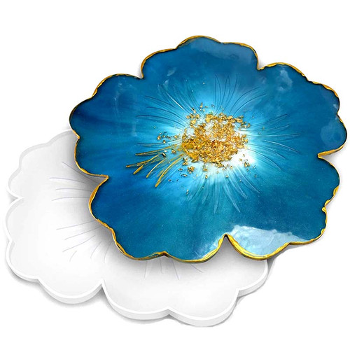 Flower Shaped Coaster Molds for Epoxy Resin