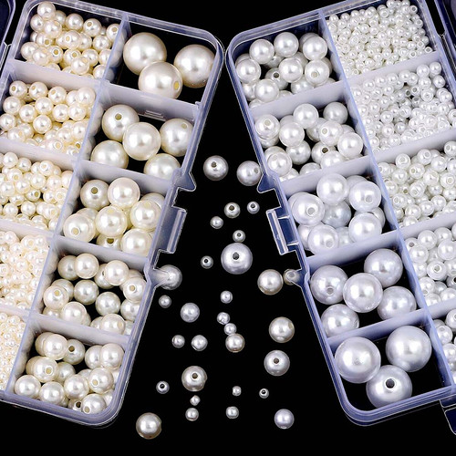 Pearl Beads Set Box 800Pcs with Hole