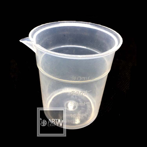 Measuring Cup 40ml, Heavy Duty Plastic