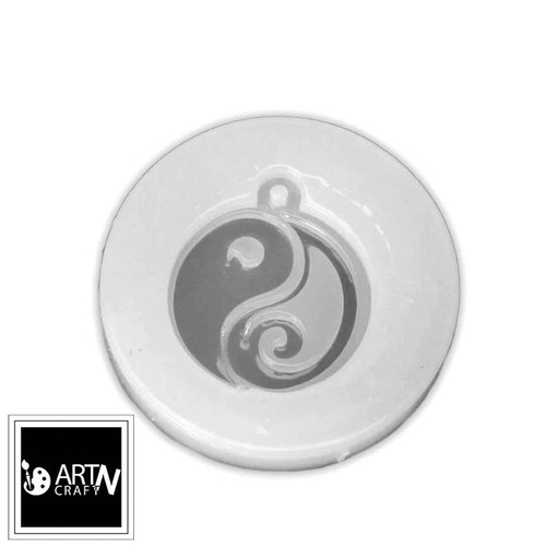 Yin & Yang Symbol Pendant Silicone Mold