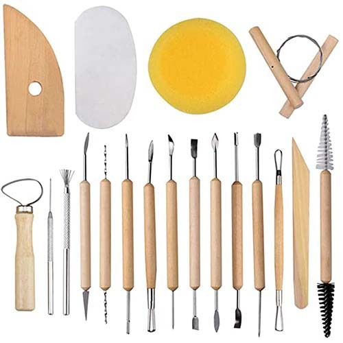 10pcs Pottery Tools for Beginners Wood Clay Tools Polymer Clay Sculpting  Texture Tools Versatile Modeling Tools Set