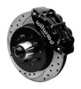 WILWOOD FORGED NARROW SUPERLITE 6R BIG BRAKE FRONT BRAKE KIT BLACK