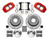 WILWOOD FORGED NARROW SUPERLITE 6R BIG BRAKE FRONT BRAKE KIT (5 x 5.50 HUB AND RED ROTOR)