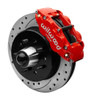WILWOOD FORGED NARROW SUPERLITE 6R BIG BRAKE FRONT BRAKE KIT RED