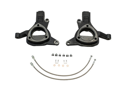 2007-14 Cadillac Escalade (2WD) 4.5" Lift Spindles + EXT Brake Lines (Cast Arms) - LIS151145.1C