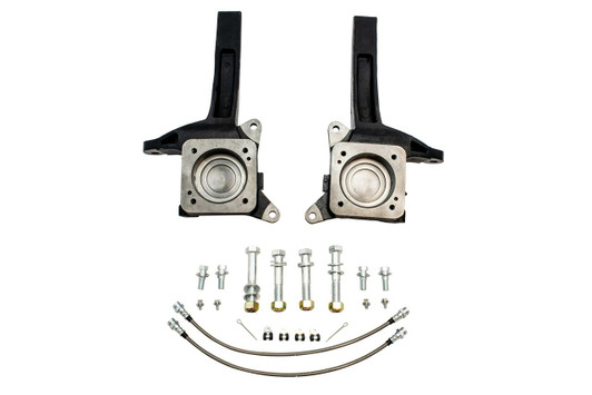 2007-21 Toyota Tundra (2WD) 3.5" Lift Spindles & EXT Brake Lines - LIS701335.1C