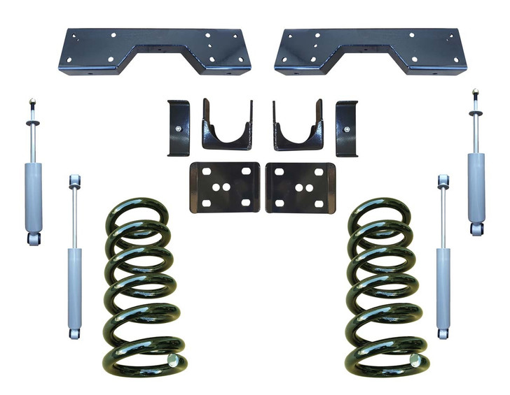 88-91 C1500 Std Cab Only 3/6" Drop Kit + C-Notch