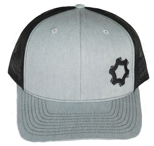 HAT, CMMG TRUCKER, HEATHER GRAY/BLACK MESH