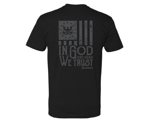 T-Shirt, In God We Trust, Black