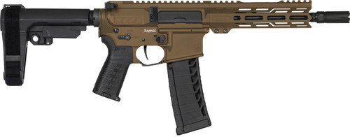 PISTOL | BANSHEE | Mk4 | .22LR | 9" Barrel | AR15 .22 LR Conversions | Ejection Port Side View | Midnight Bronze