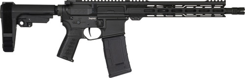 CMMG BANSHEE 300 Blackout pistol with 12.5-inch barrel, M-LOK handguard, RIPBRACE, Armor Black Cerakote finish