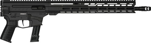 9mm DISSENT | Pistol | 16.1" Barrel | Right Side | Mk17 | Armor Black