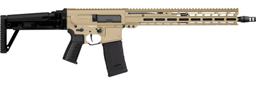 CMMG DISSENT 300 Blackout rifle with 16.1-inch barrel, side folding stock, adjustable cheek riser, non-reciprocating charger