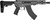 PISTOL | BANSHEE | Mk47 | 7.62X39MM | 8" Barrel | AK-AR15 Hybrid | Ejection Side View | Tungsten