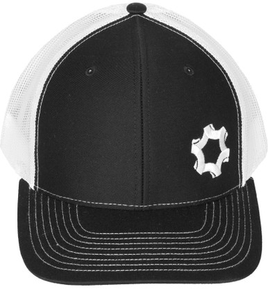 Unknown Hat, CMMG Trucker, Black w/ White Mesh