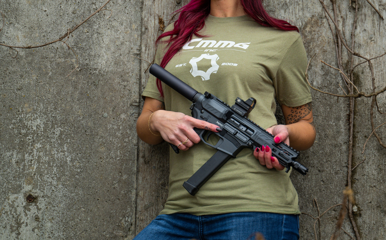 T-Shirt, Established, Green | CMMG - AR 15 and AR 10 Builds and Parts