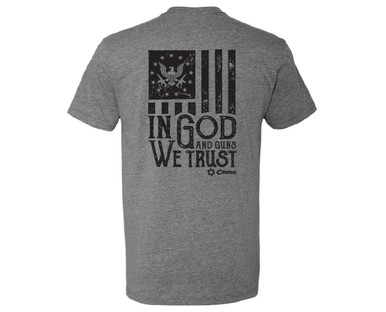 Unknown T-Shirt, In God We Trust, Heather Grey