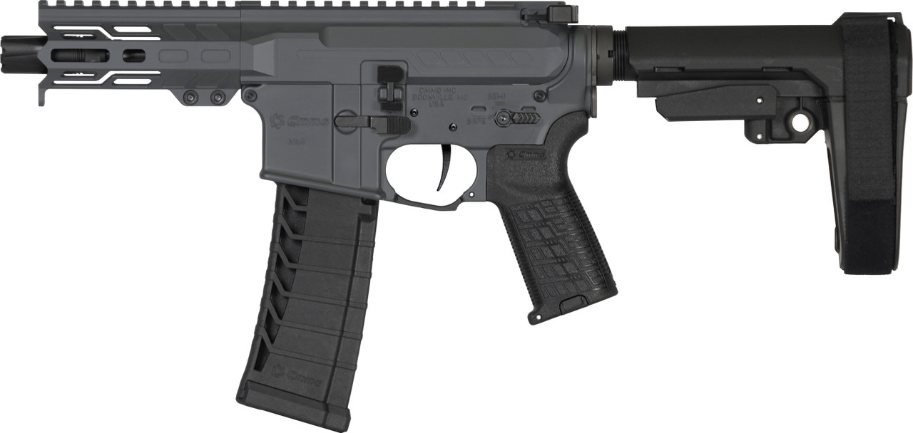 PISTOL | BANSHEE | Mk4 | .22LR | 4.5" | AR15 .22LR Conversion | Left Side View | Sniper Grey