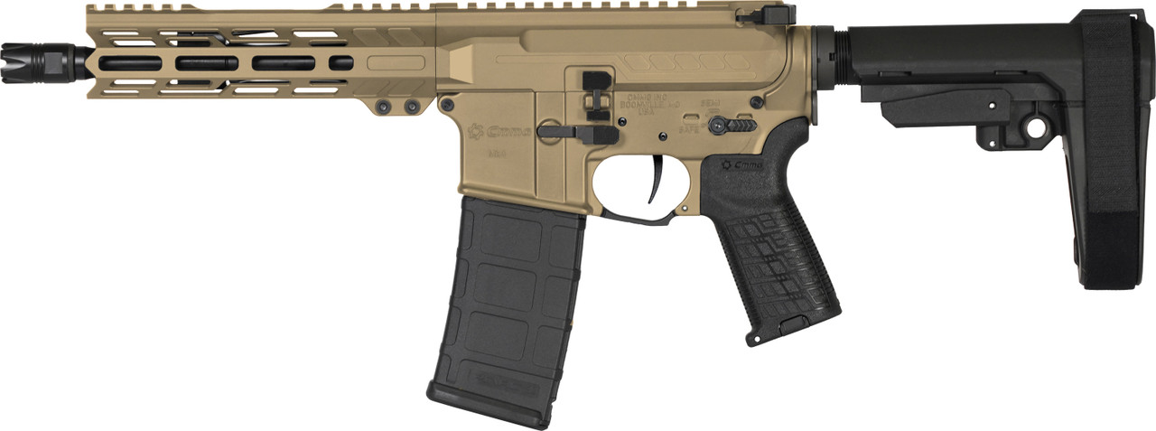 AR15 PISTOL | BANSHEE | Mk4 | 300BLK | 8" Barrel | 300 Blackout | Left Side View | Coyote Tan