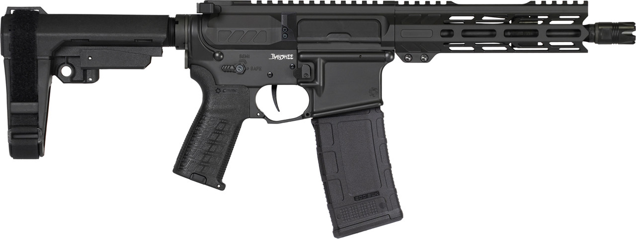 CMMG BANSHEE 300 Blackout pistol with 8-inch barrel, compact AR-15 platform PDW for suppressed subsonic shooting