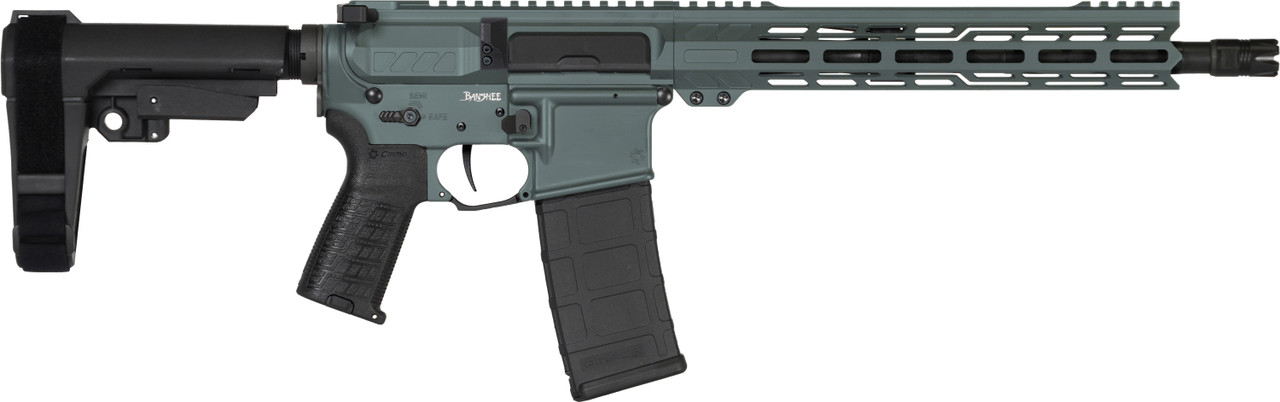 AR PISTOL | BANSHEE | Mk4 | 300BLK | 12.5" Barrel | AR15 300 Blackout | Ejection Port Side | Charcoal Green