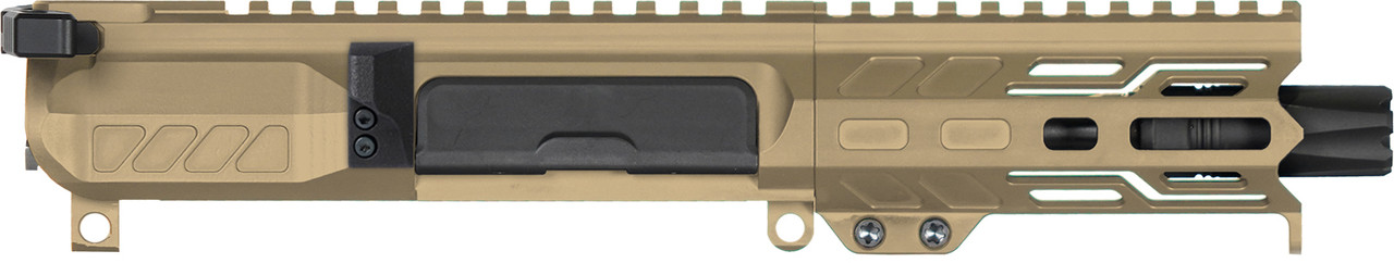 Upper Group | BANSHEE| Mk4 | .22 LR | 4.5" | AR15 | Ejection Port Side View | Coyote Tan