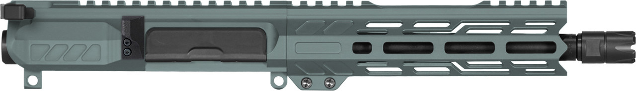 Upper Group | BANSHEE | 9mm | 8" | AR15 | Ejection Port Side View | Charcoal Green