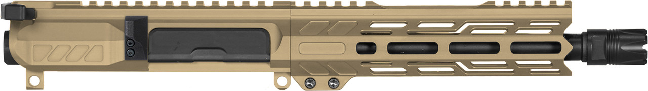 Upper Group | BANSHEE | MkGs | 40S&W | 8" | AR15 | Ejection Port Side View | Coyote Tan