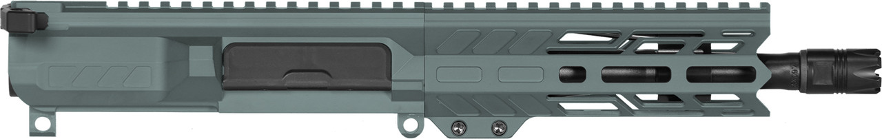 Upper Group | BANSHEE | Mk47 | 7.62x39mm | 8" | AR | Ejection Port Side View | Charcoal Green