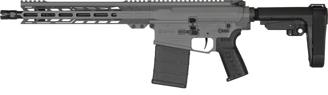 AR10 PISTOL | BANSHEE | Mk3 | .308WIN | 12.5" Barrel | PDW AR10 | Left Side View | Tungsten