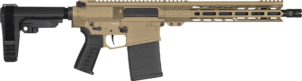 AR10 PISTOL | BANSHEE | Mk3 | .308WIN | 12.5" Barrel | PDW AR10 | Ejection Port Side | Coyote Tan