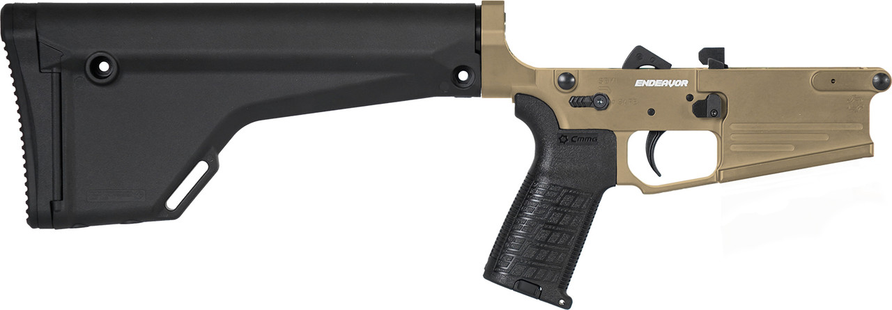 LOWER GROUP | ENDEAVOR | Mk3 | AR10 | Mag Release Side | Coyote Tan
