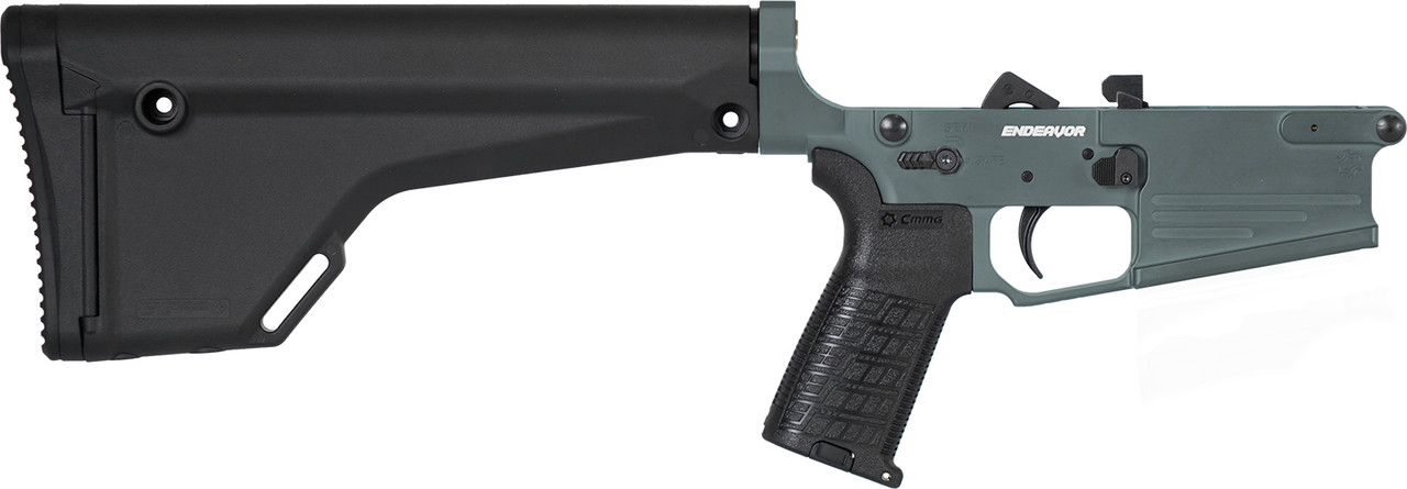 LOWER GROUP | ENDEAVOR | Mk3 | AR10 | Mag Release Side | Charcoal Green