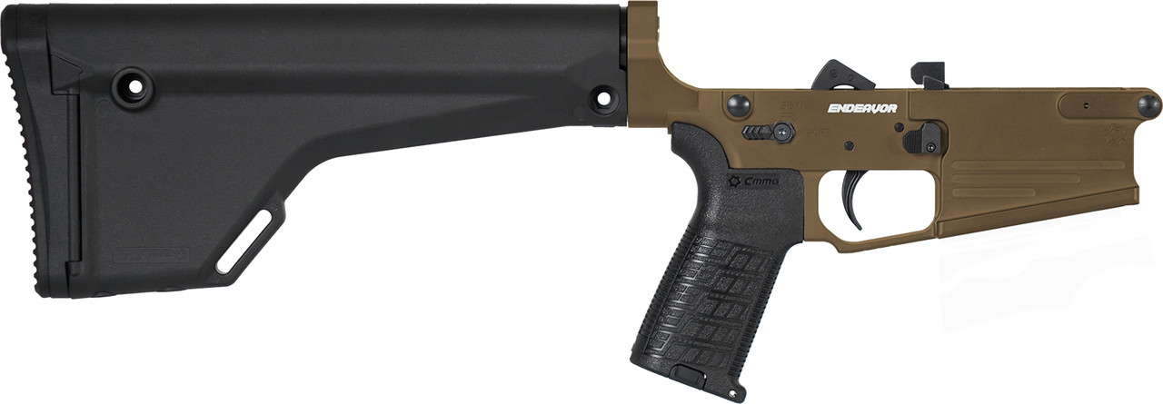 LOWER GROUP | ENDEAVOR | Mk3 | AR10 | Mag Release Side | Midnight Bronze