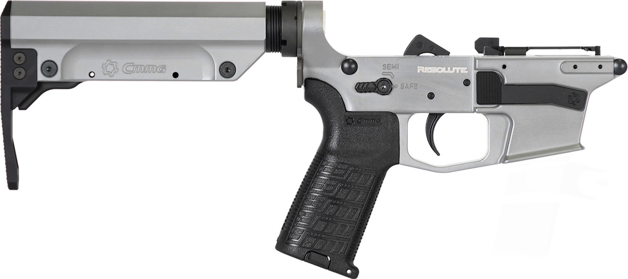 LOWER GROUP | RESOLUTE| MkGs | 9mm | 40S&W | AR15 | Mag Release Side | Titanium