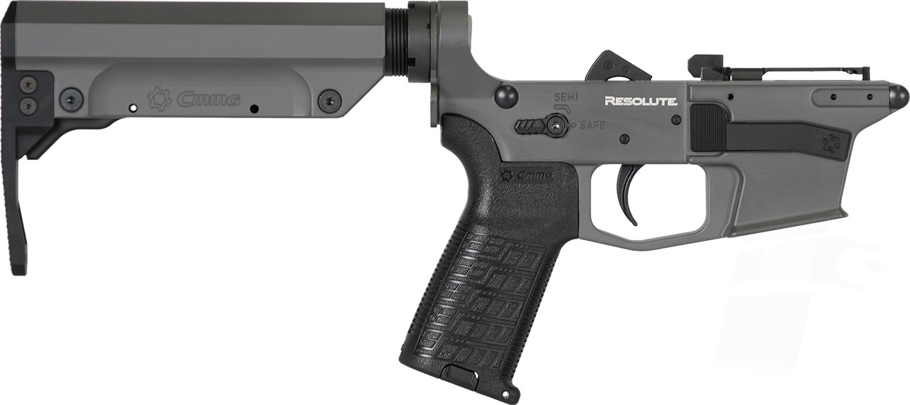 LOWER GROUP | RESOLUTE| MkGs | 9mm | 40S&W | AR15 | Mag Release Side | Tungsten