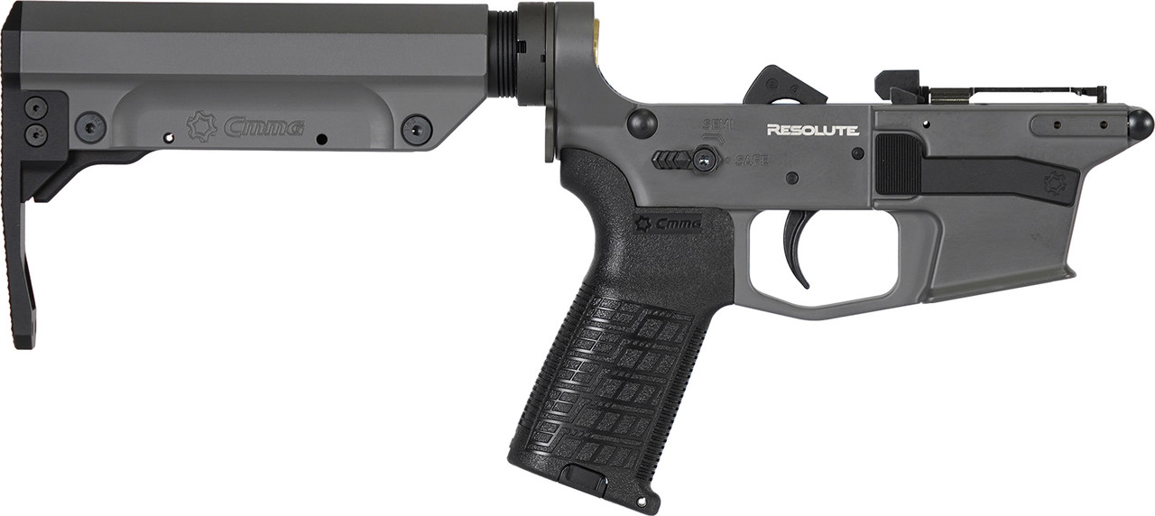 LOWER GROUP | RESOLUTE| Mk10 | 10mm | AR15 | Mag Release Side | Tungsten LOWER GROUP | RESOLUTE| Mk10 | 10mm | AR15 | Mag Release Side | Tungsten