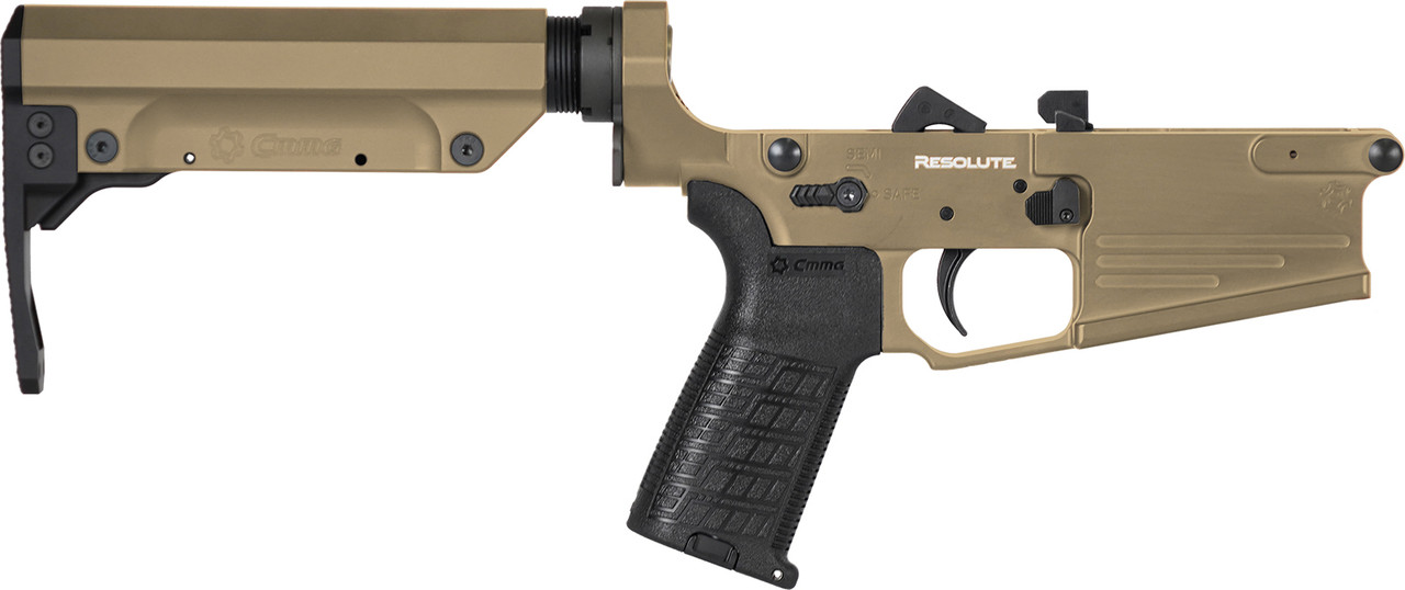 LOWER GROUP | RESOLUTE| Mk3 | .308 Win | 6.5 Creedmoor | AR10 | Mag Release Side | Coyote Tan