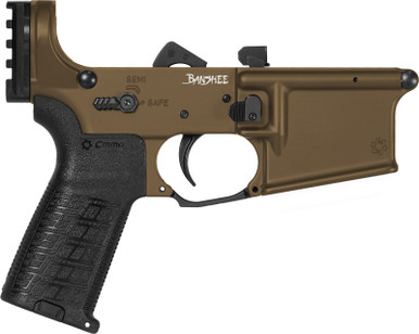CMMG LOWER GROUP, PISTOL, BANSHEE, Mk4, 22LR, PIC RAIL END CAP, Mil-Spec Trigger