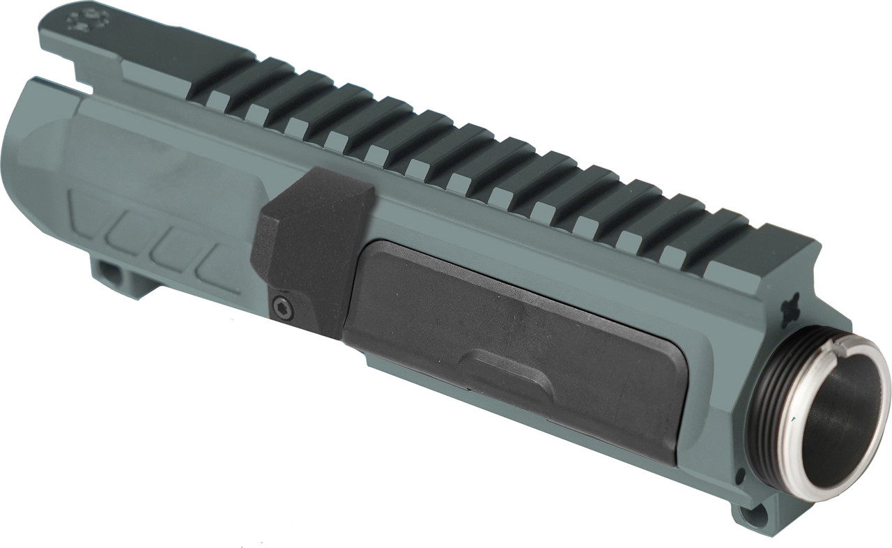 Upper Receiver Assembly | Mk4 | AR15 | 3/4 View | Charcoal Green