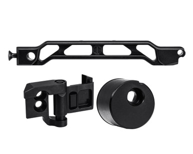 JMac Customs AB-8R with Brace Adapter & JMac 1913 Folder, Black