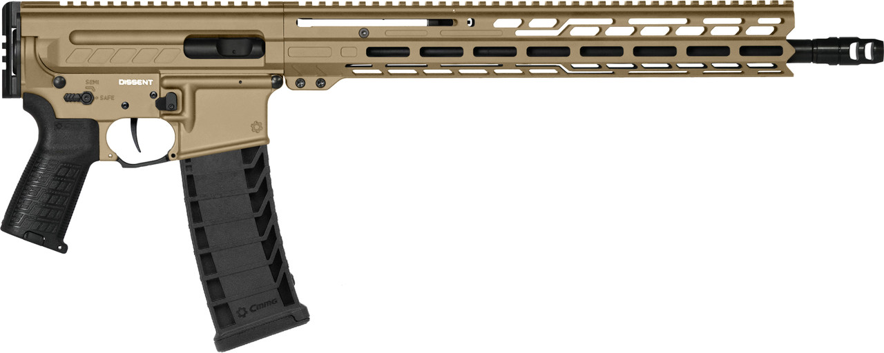 9mm DISSENT | Pistol | 16.1" Barrel | Right Side | Mk4 | Coyote Tan