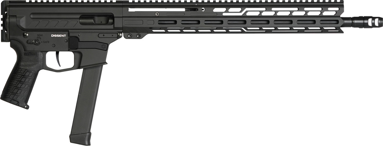 9mm DISSENT | Pistol | 16.1" Barrel | Right Side | MkGs | Armor Black 9mm DISSENT | Pistol | 16.1" Barrel | Right Side | MkGs | Armor Black