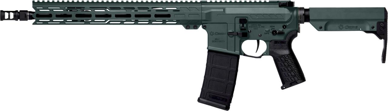 RESOLUTE | 14.5" P&W | 300 BLK | Left | Charcoal Green