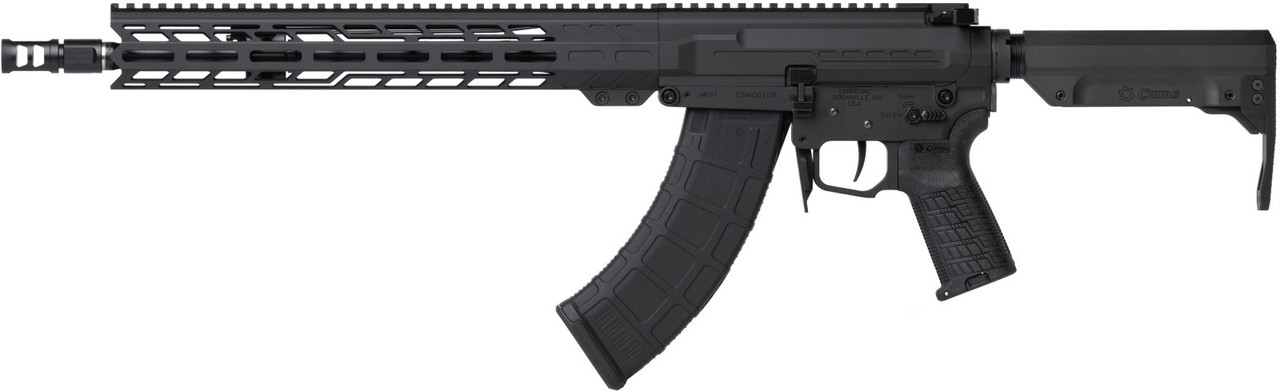 RESOLUTE Mk47 | 7.62x39mm | 14.3" Pin & welded to 16.1" | Left Side | Armor Black