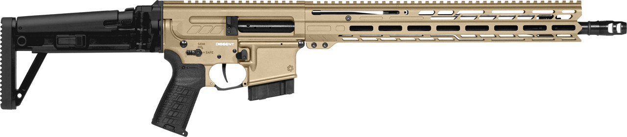 DISSENT Rifle | 6.5 Grendel | 16.1" | Right Side | Coyote Tan